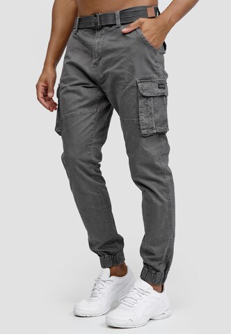 Regular Pantalon ' Kerr ' INDICODE JEANS en gris