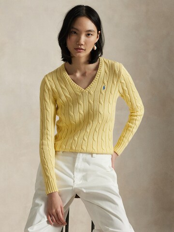 Polo Ralph Lauren Πουλόβερ 'KIMBERLY' σε κίτρινο: μπροστά