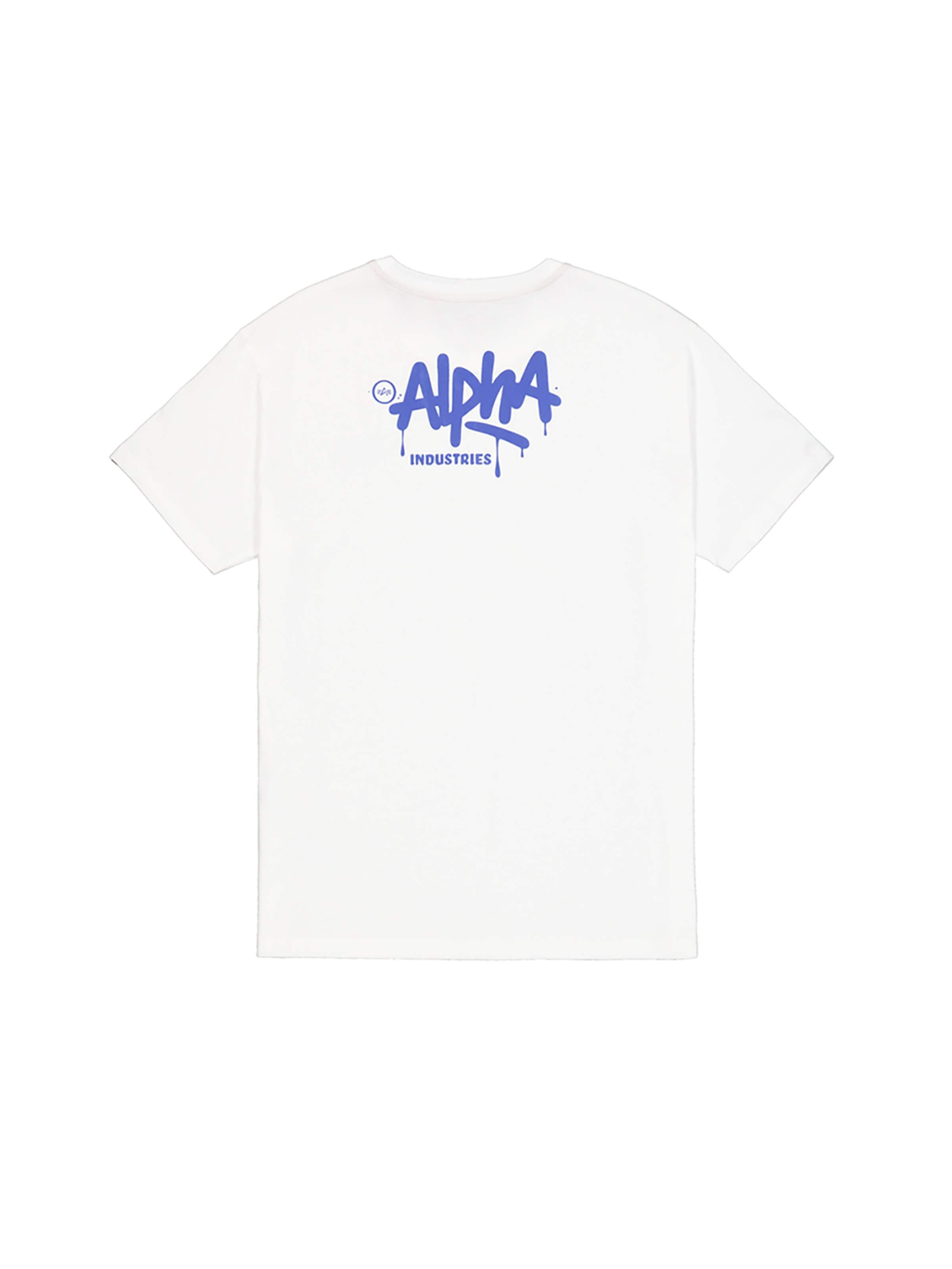 ALPHA INDUSTRIES T-shirt i vit