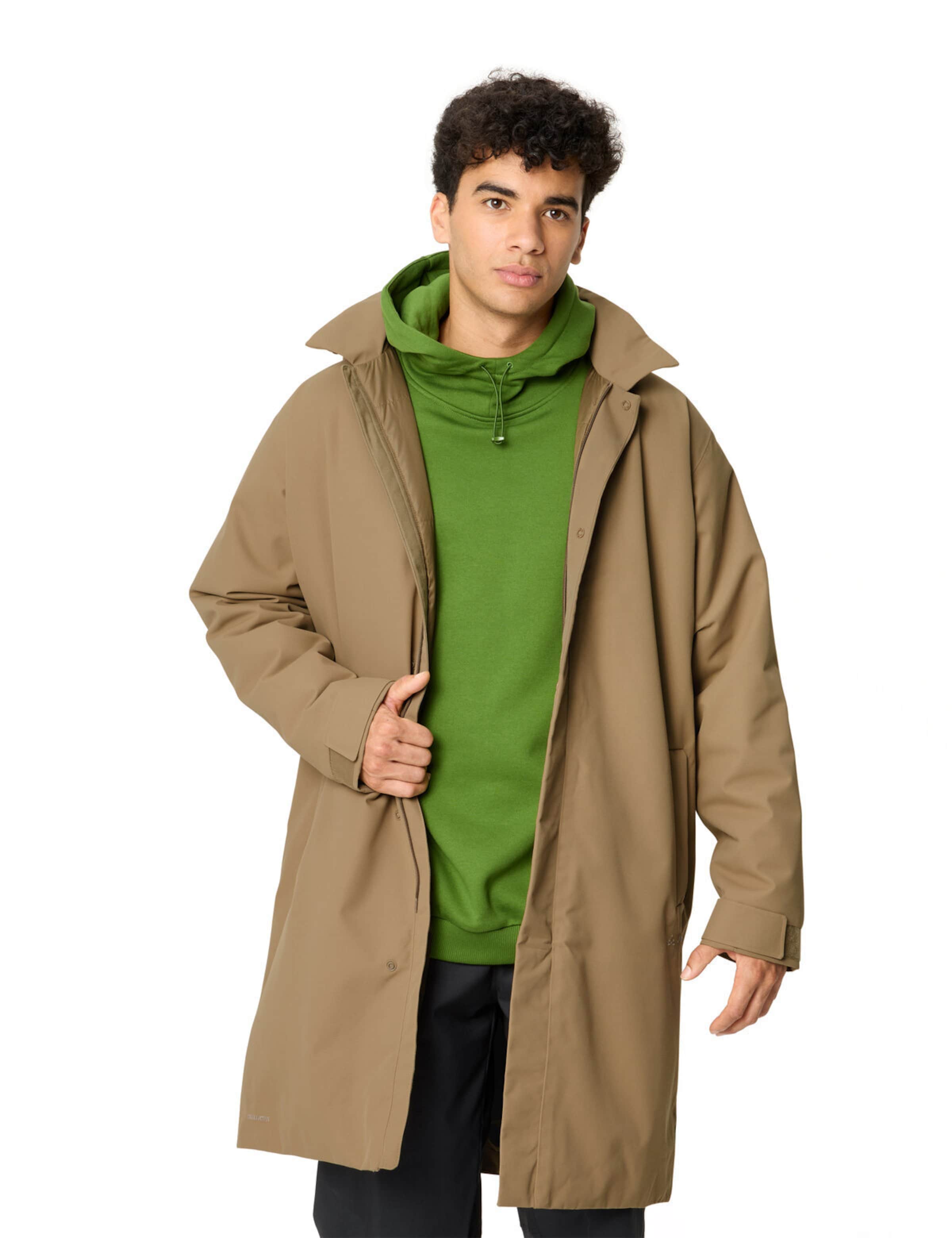 VAUDE Outdoormantel 'Coreway' in Bruin