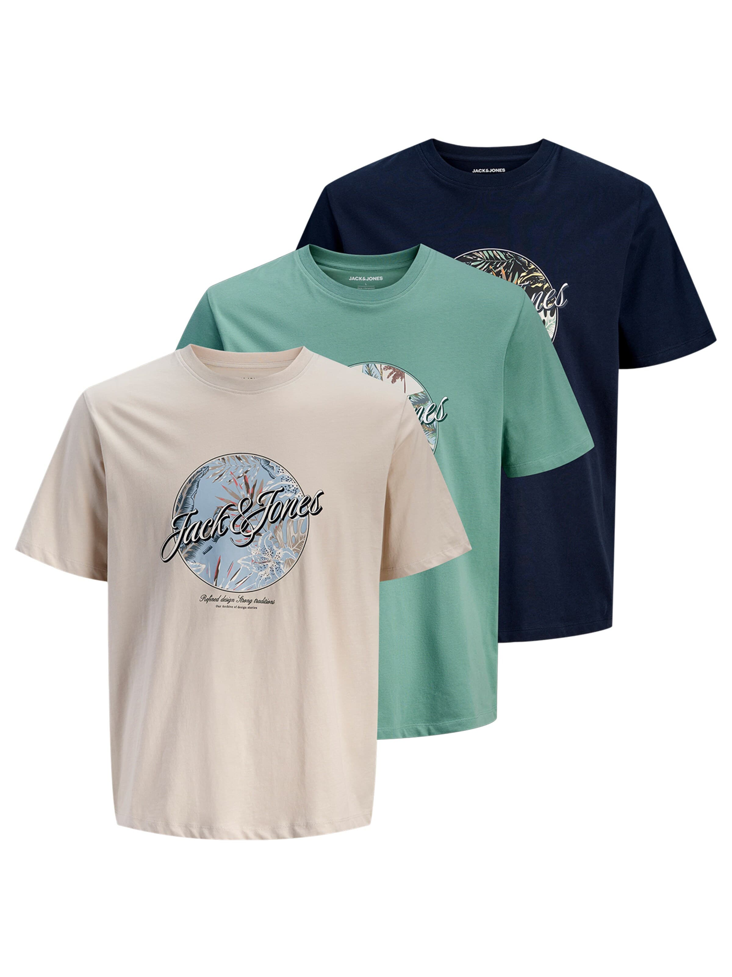 JACK & JONES Shirt 'Honolulu Shape'‌‌‌‌‌‌‌‌ in Mischfarben: Vorderseite
