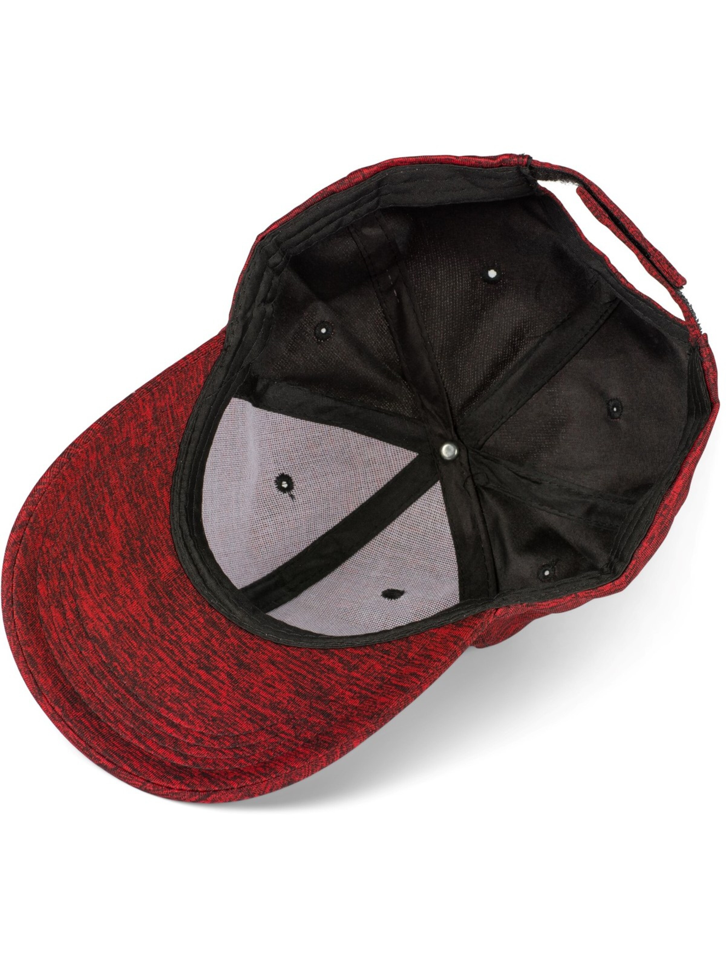 styleBREAKER Cap 'Baseball Cap meliert'‌‌ in Rot