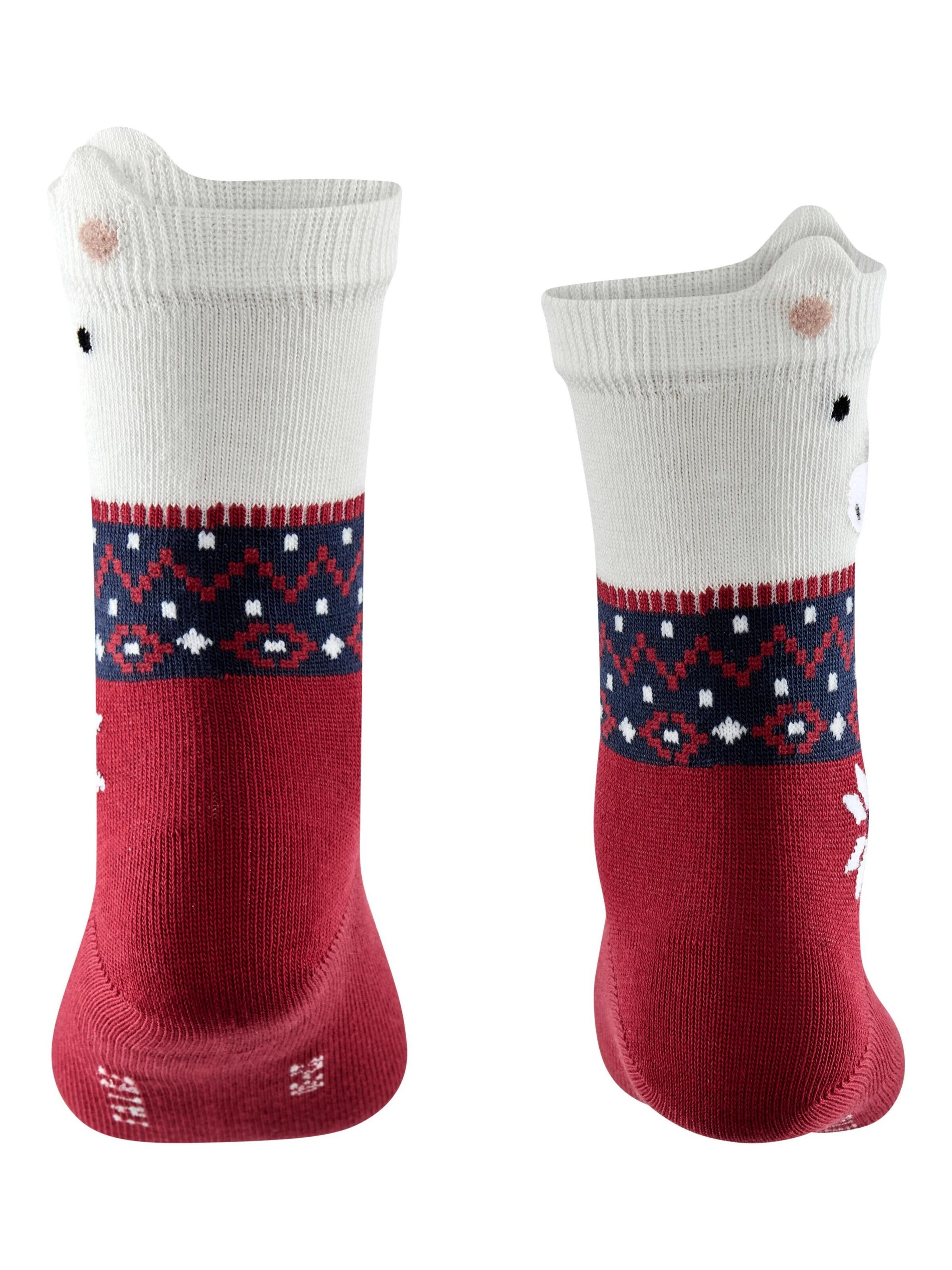FALKE Socks 'Ice Bear' in Red