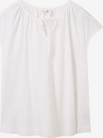 Tom Tailor Women + Blouse in White: front