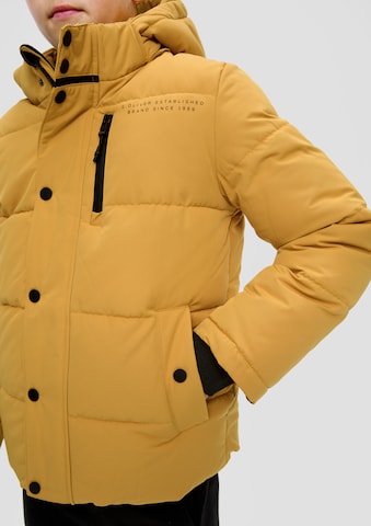 s.Oliver Winter Jacket in Yellow