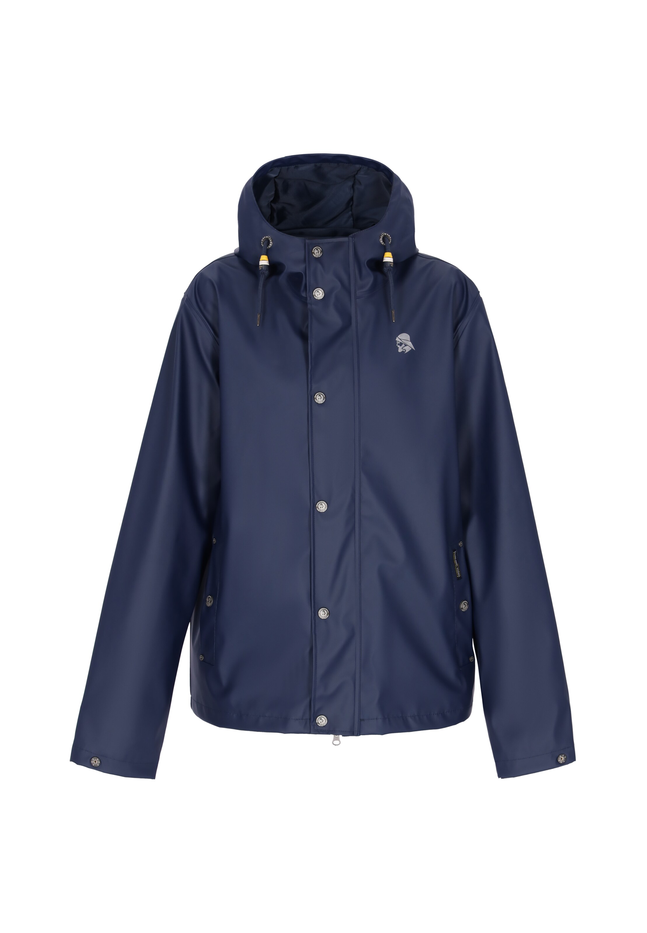 Schmuddelwedda Functionele jas in Blauw: voorkant