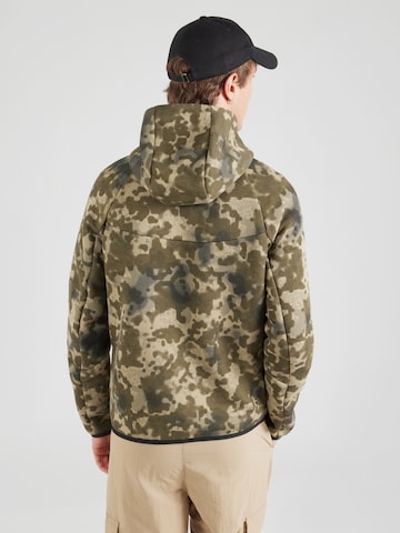 zaļš Nike Sportswear Sportiska jaka 'TECH FLC'