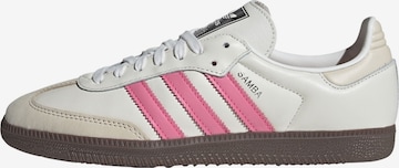 Baskets basses 'Samba' ADIDAS ORIGINALS en blanc : devant