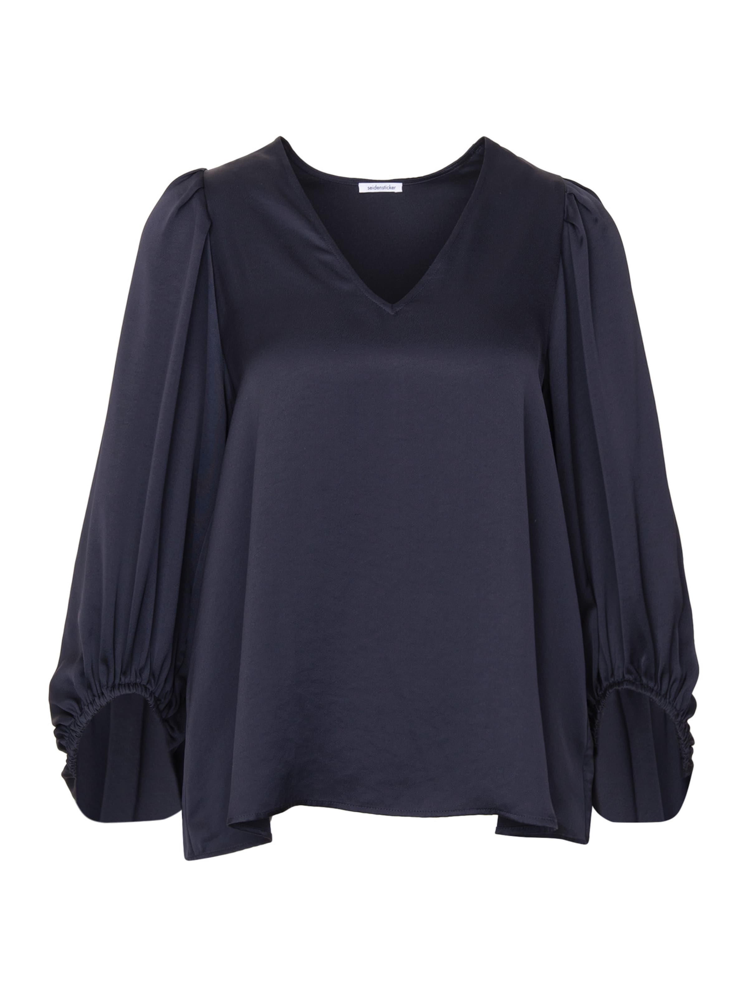 SEIDENSTICKER Blouse in Blauw: voorkant
