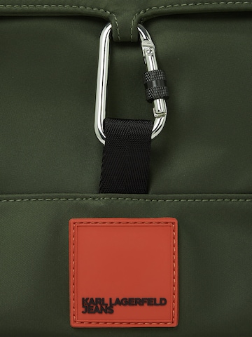 KARL LAGERFELD JEANS - Mala de ombro 'Canyon' em verde