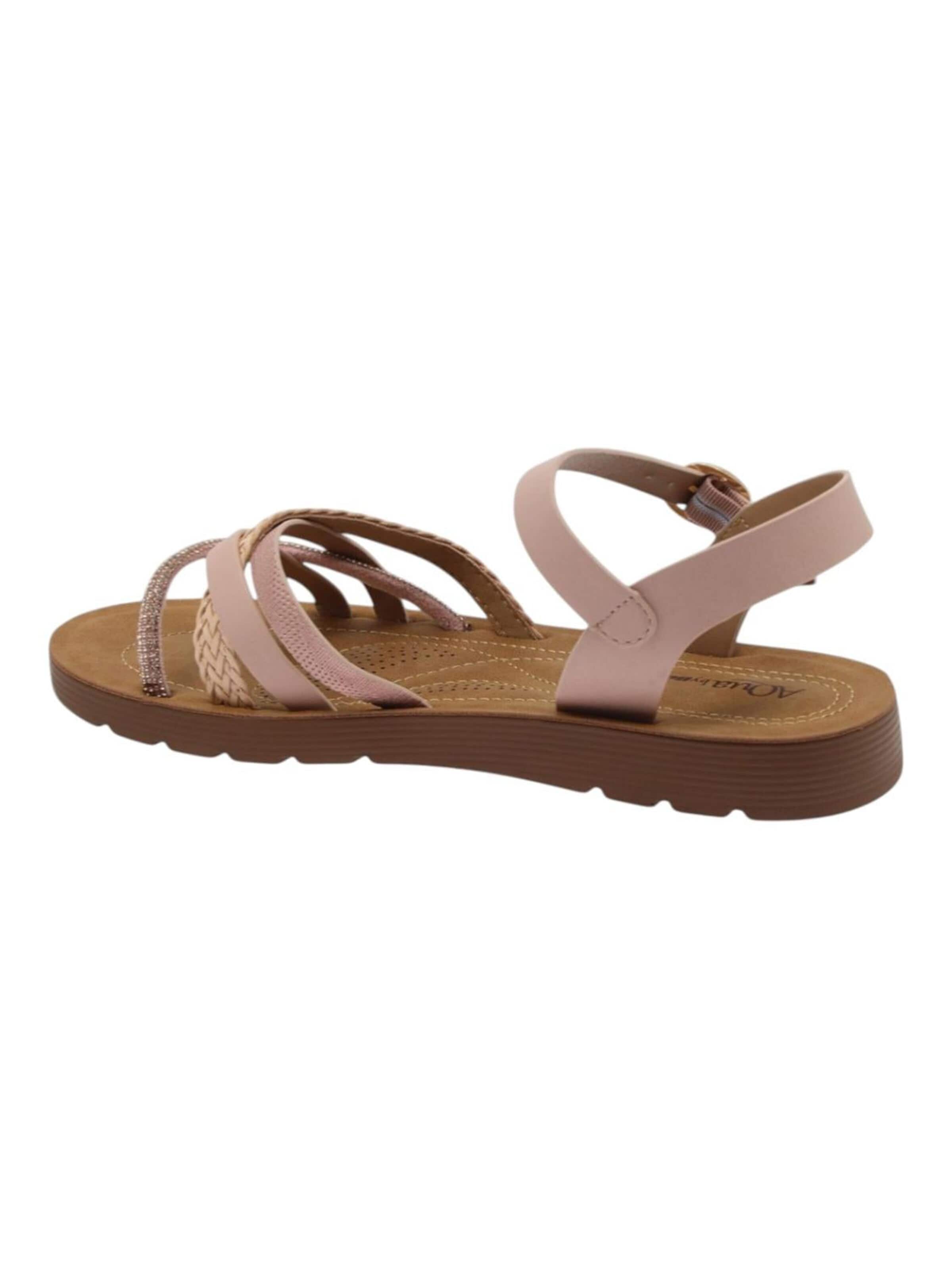 Beppi Sandals 'Casual Sandal' in Pink: front