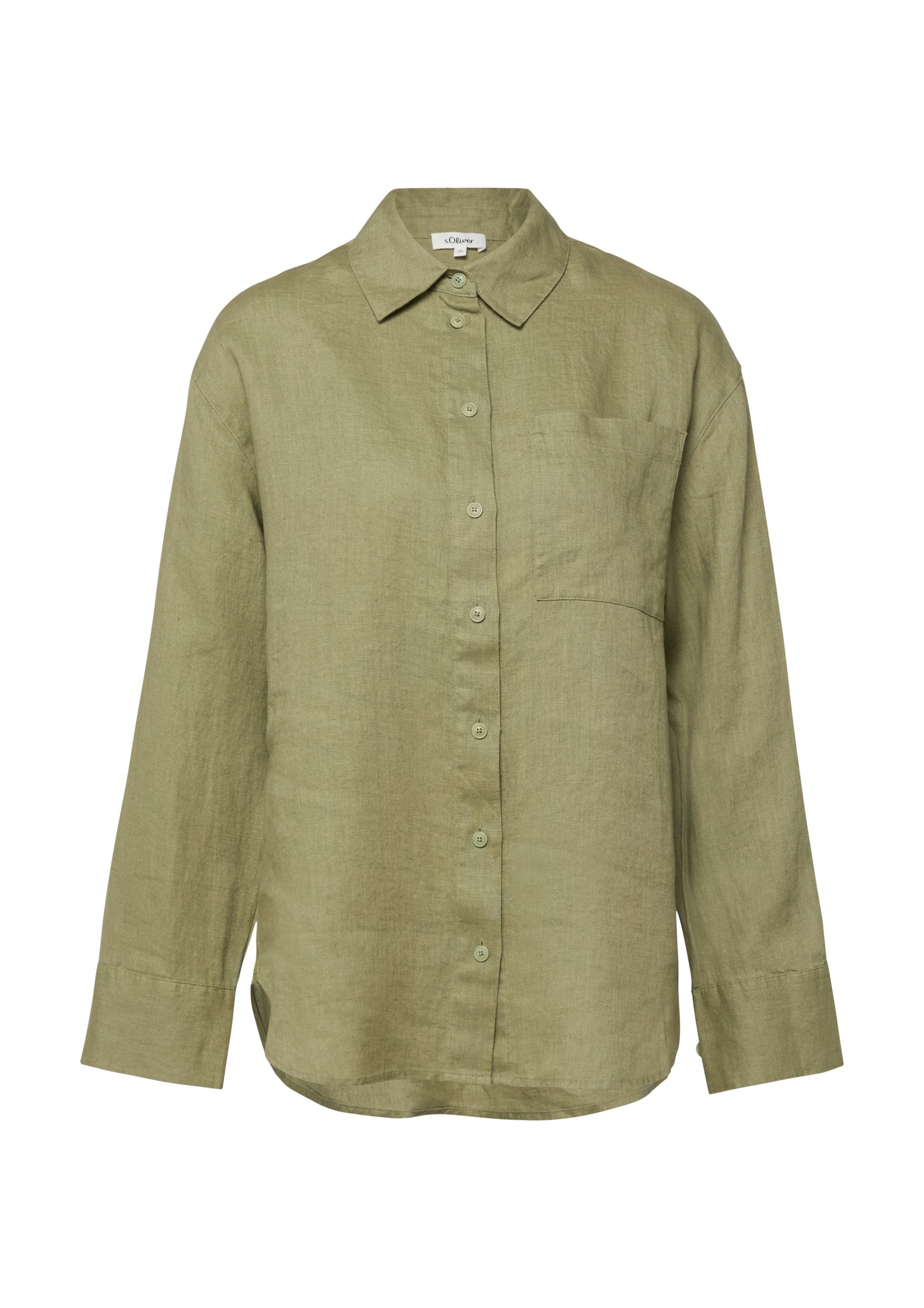 s.Oliver Blouse in Green: front