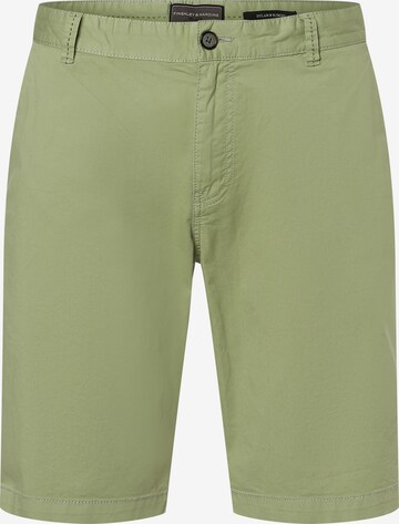 Finshley & Harding Regular Chino ' Dylan ' in Groen: voorkant