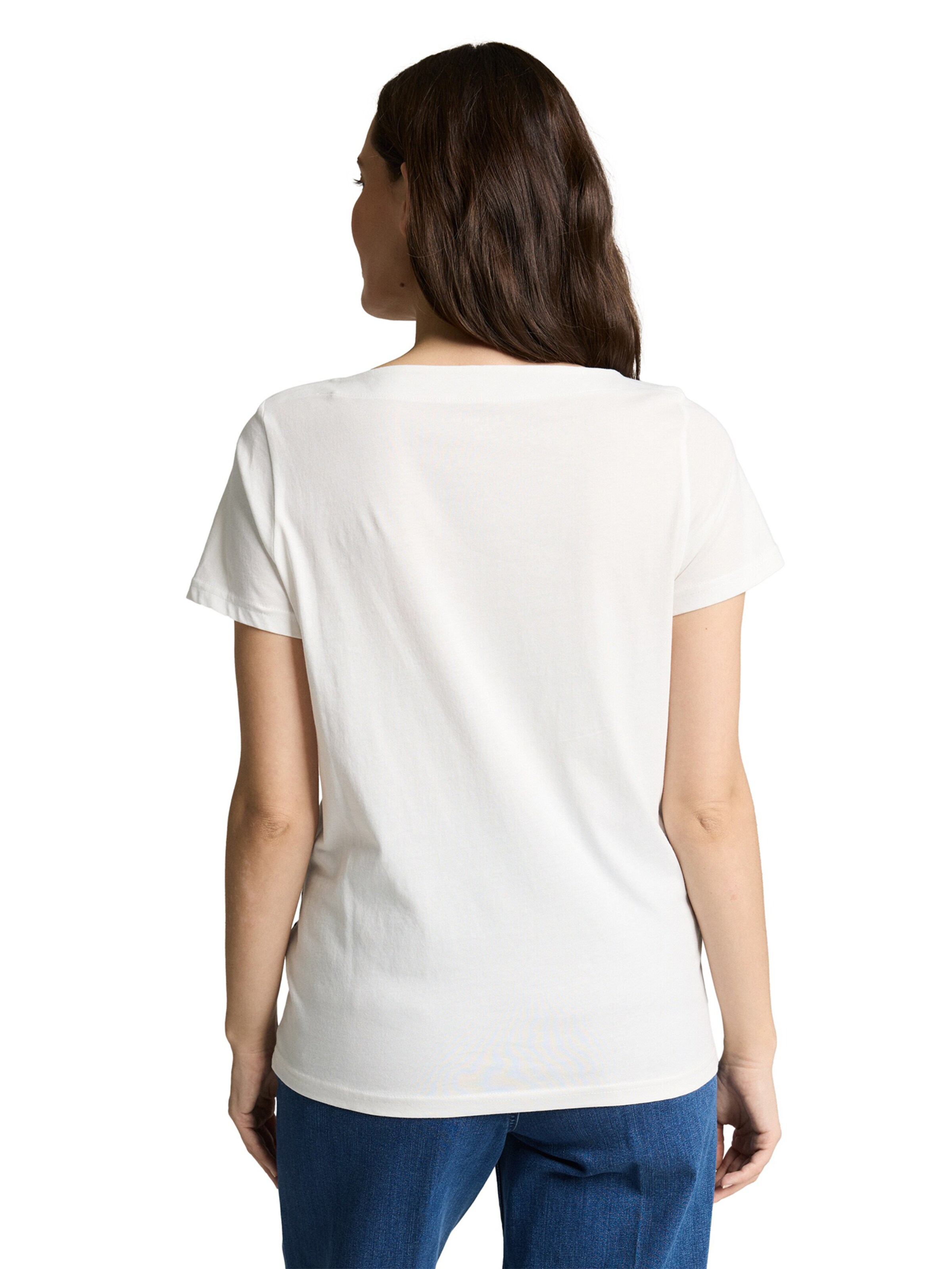 TOM TAILOR T-shirt i vit