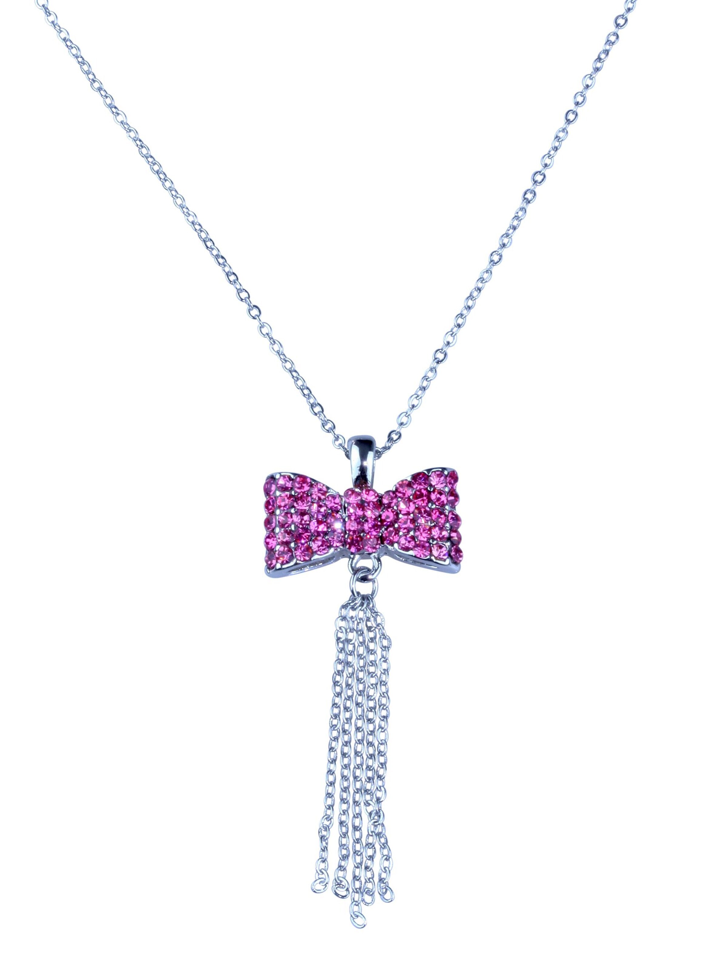 COLLEZIONE ALESSANDRO Necklace 'Steffi' in Pink: front
