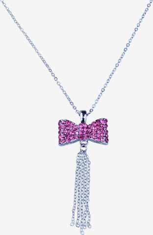 COLLEZIONE ALESSANDRO Necklace 'Steffi' in Pink: front