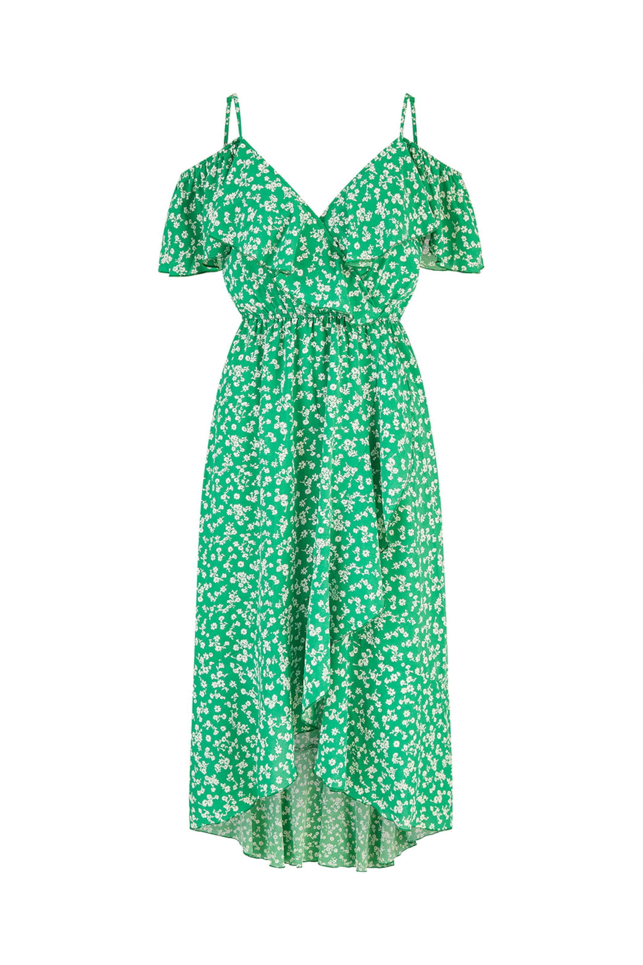 Mela London Платье в Зеленый: спереди