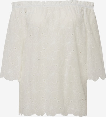 Ulla Popken Blouse in White: front