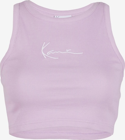 Palaidinė be rankovių iš Karl Kani, spalva – pastelinė violetinė / balta, Prekių apžvalga