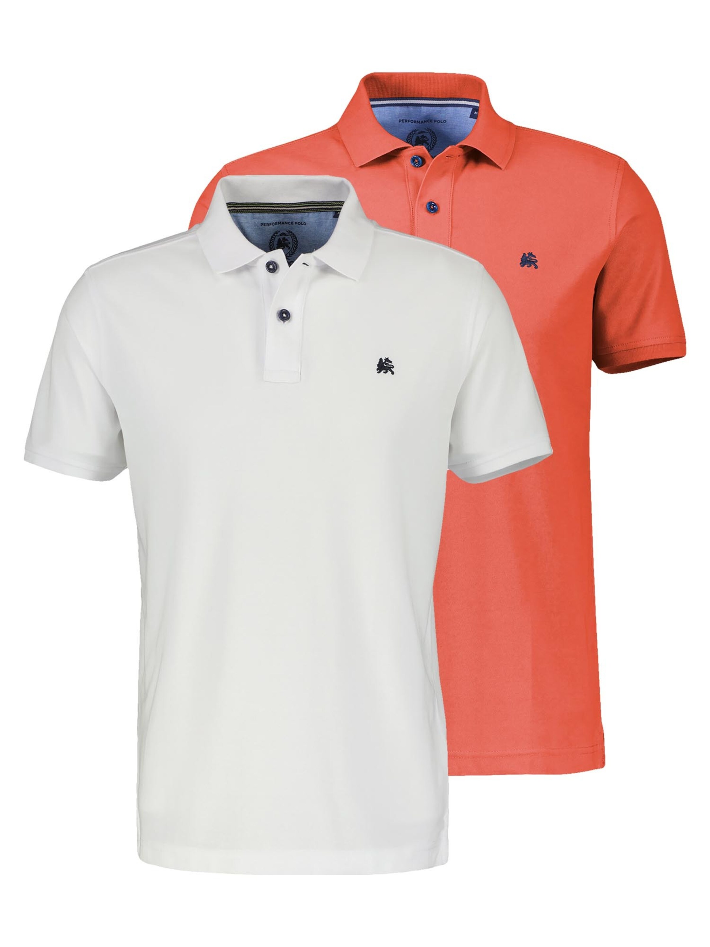 LERROS Shirt 'Basic'‌‌‌‌‌‌‌‌‌ in Orange: Vorderseite