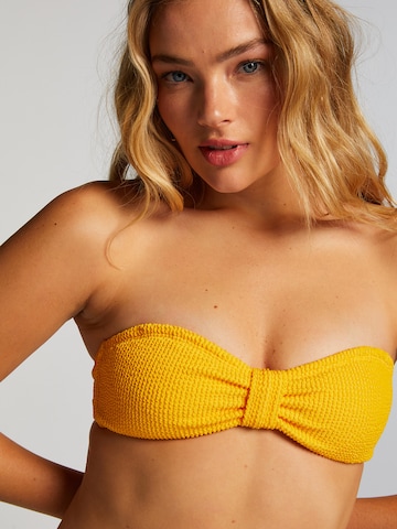 Hunkemöller Bandeau Bikini Top in Yellow