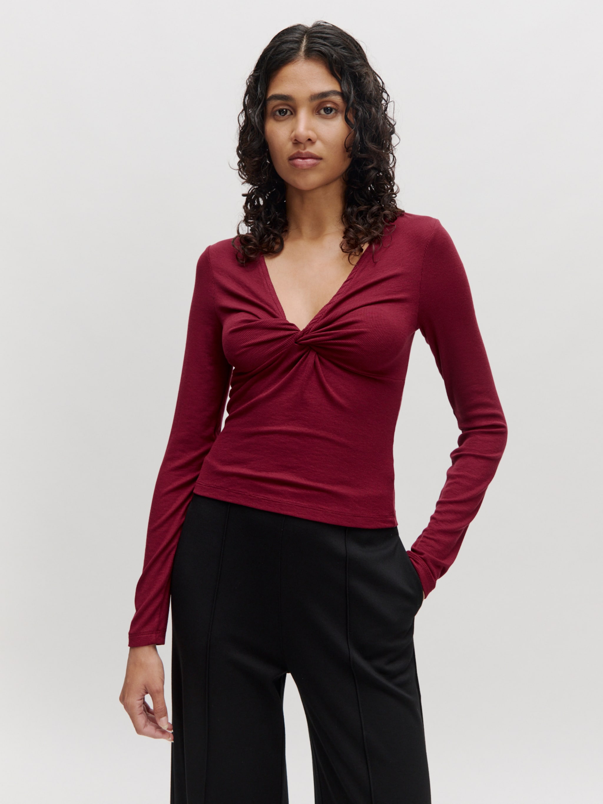 EDITED Producten Shirt 'Vibeke' Rood