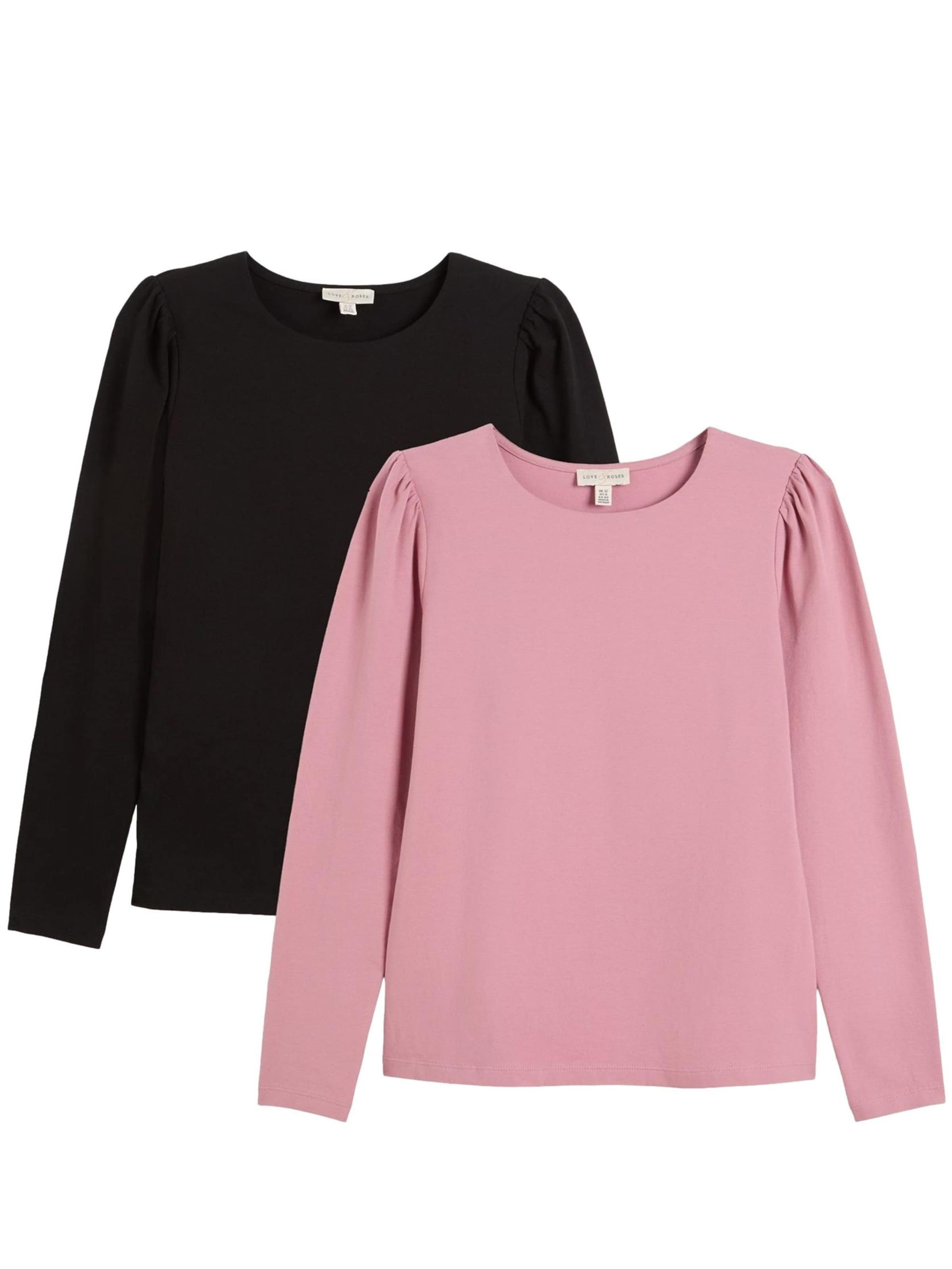 love & roses Majica u svijetloroza / crna, Pregled proizvoda