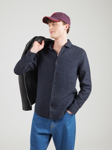 Superdry & Co Regular Fit Paita 'RIVIERA' värissä sininen: etupuoli