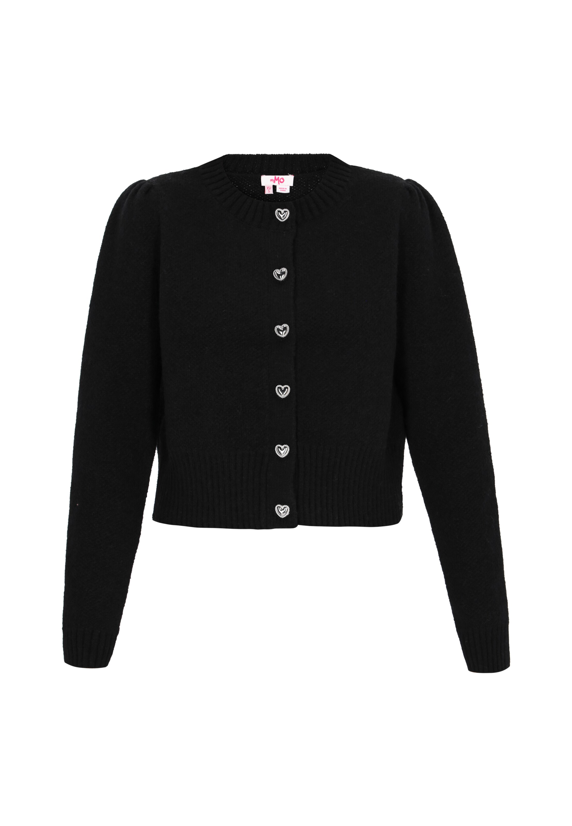 MYMO Kardigán - fekete: elől