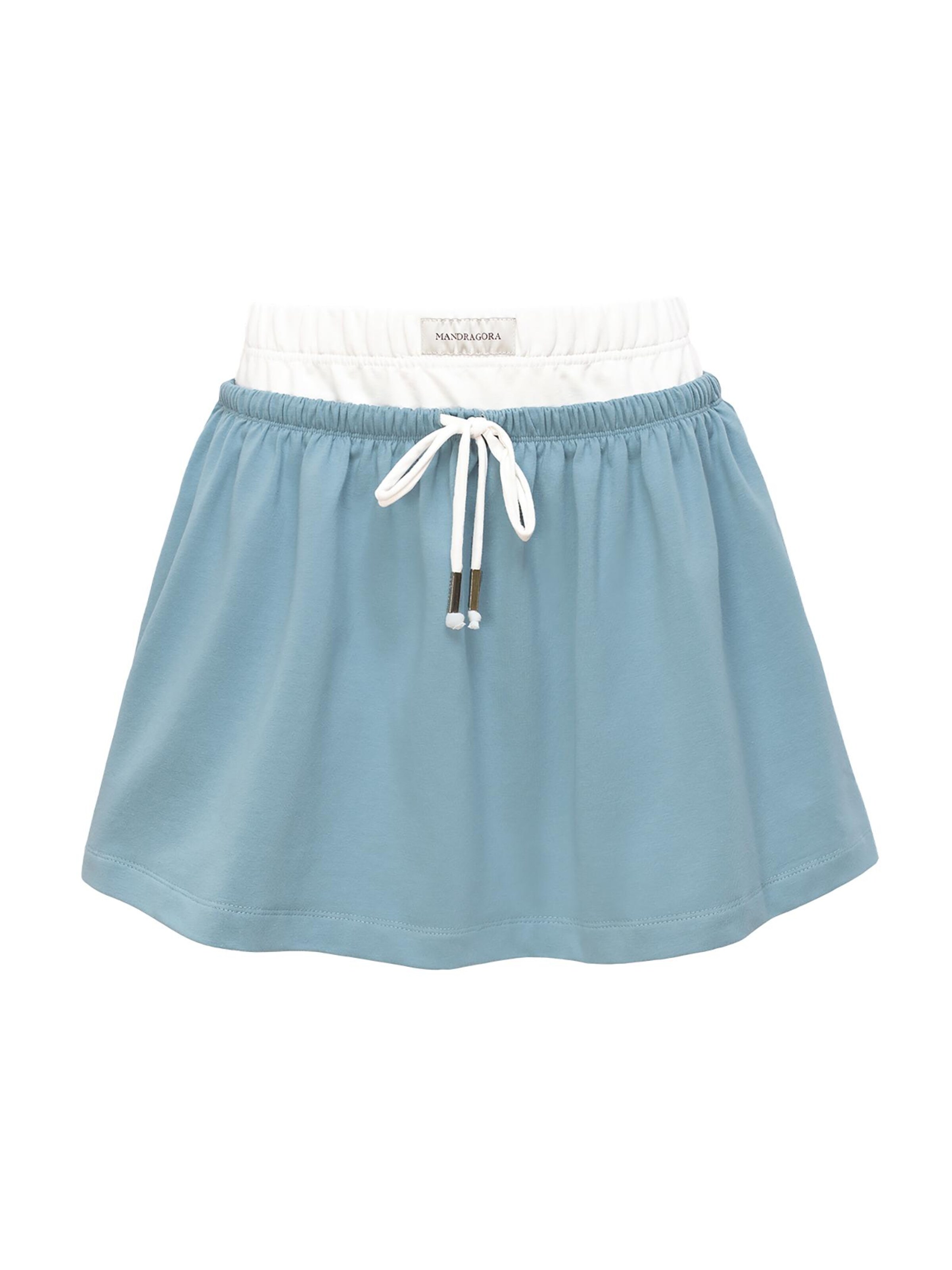 Jupe 'GOIA' mandragora en vert : devant