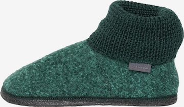 Gottstein Huisschoenen 'Wool Venture High' in Groen: voorkant