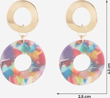 Boucles d'oreilles 'Adua' Fräulein Wunder en mélange de couleurs