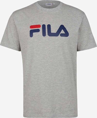 FILA T-Shirt fonctionnel en bleu marine / gris chiné / rouge sang, Vue avec produit