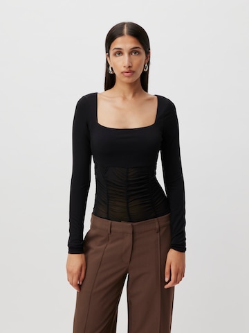 LeGer by Lena Gercke Shirt Bodysuit 'Brenda' in Black: front