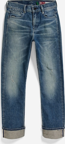 Regular Jean G-Star RAW en bleu : devant