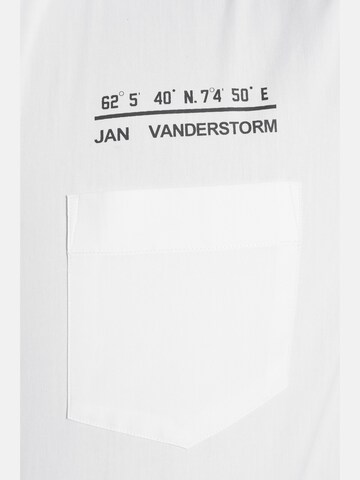 Jan Vanderstorm Regular fit Overhemd ' Ulfe ' in Blauw