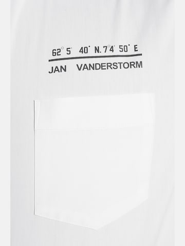 Jan Vanderstorm Regular fit Overhemd ' Ulfe ' in Blauw