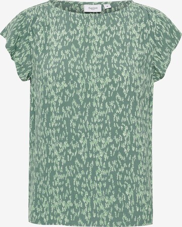 SAINT TROPEZ Blouse 'Blanca' in Groen: voorkant