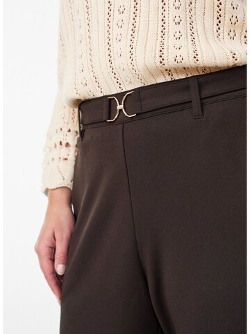 Zizzi Свободный крой Штаны 'Cellie' в Коричневый