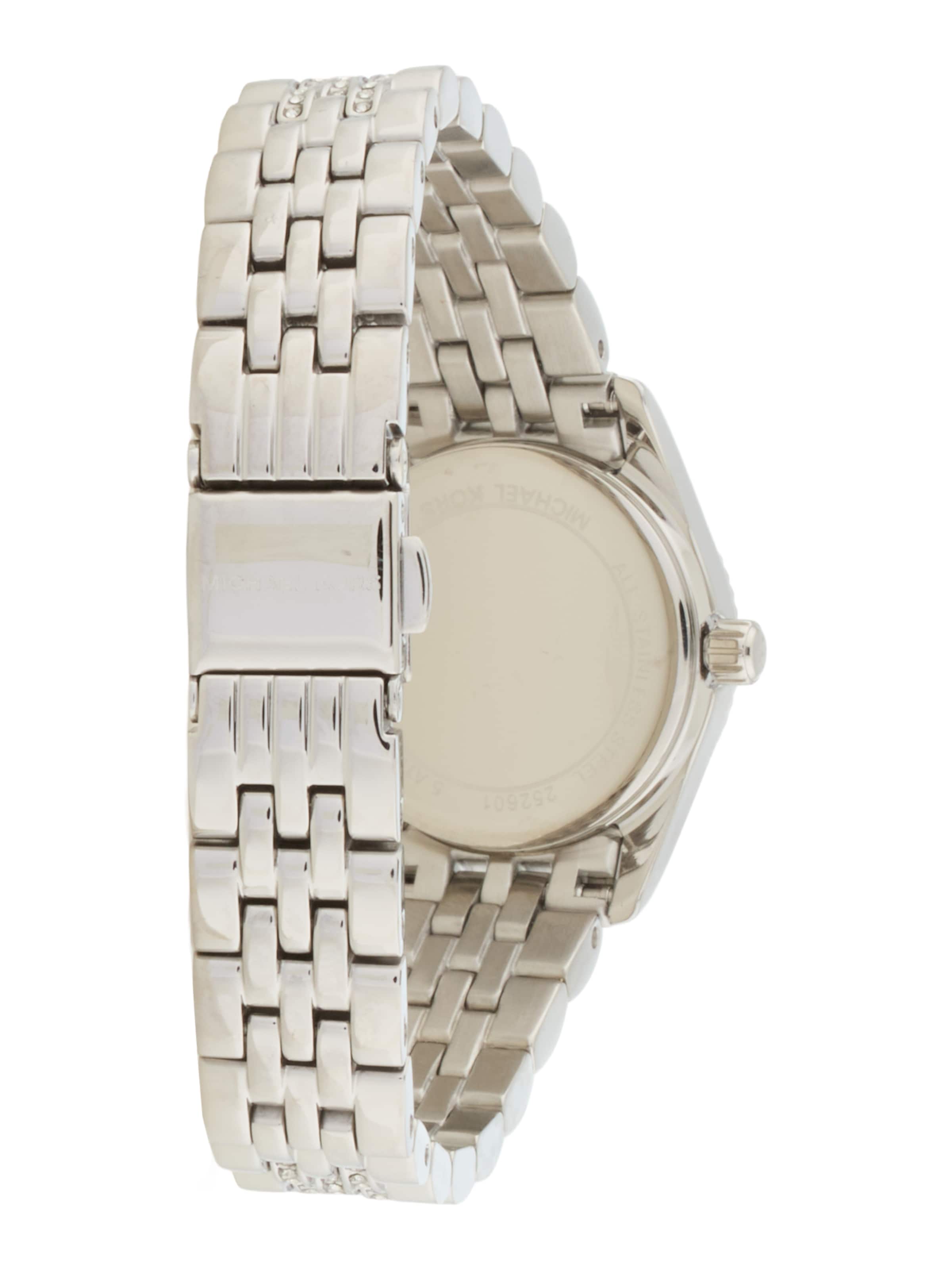 MICHAEL Michael Kors Analógové hodinky 'LEXINGTON' - Strieborná