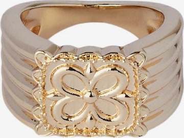 PIECES Ring in Gold: front
