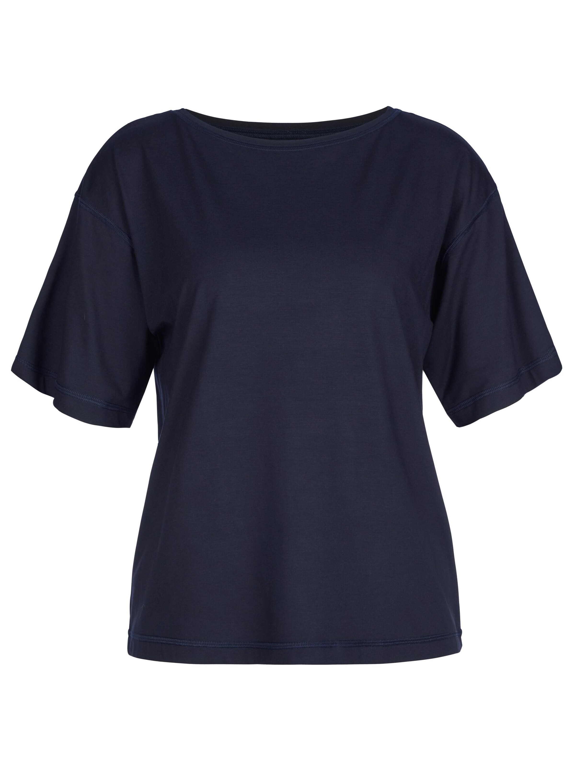CALIDA Slaapshirt 'DEEPSLEEPWEAR Balancing' in Zwart: voorkant