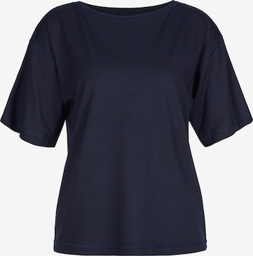 CALIDA Slaapshirt 'DEEPSLEEPWEAR Balancing' in Zwart: voorkant