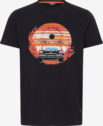 INDICODE JEANS Shirt ' IDDaniel ' in Zwart: voorkant