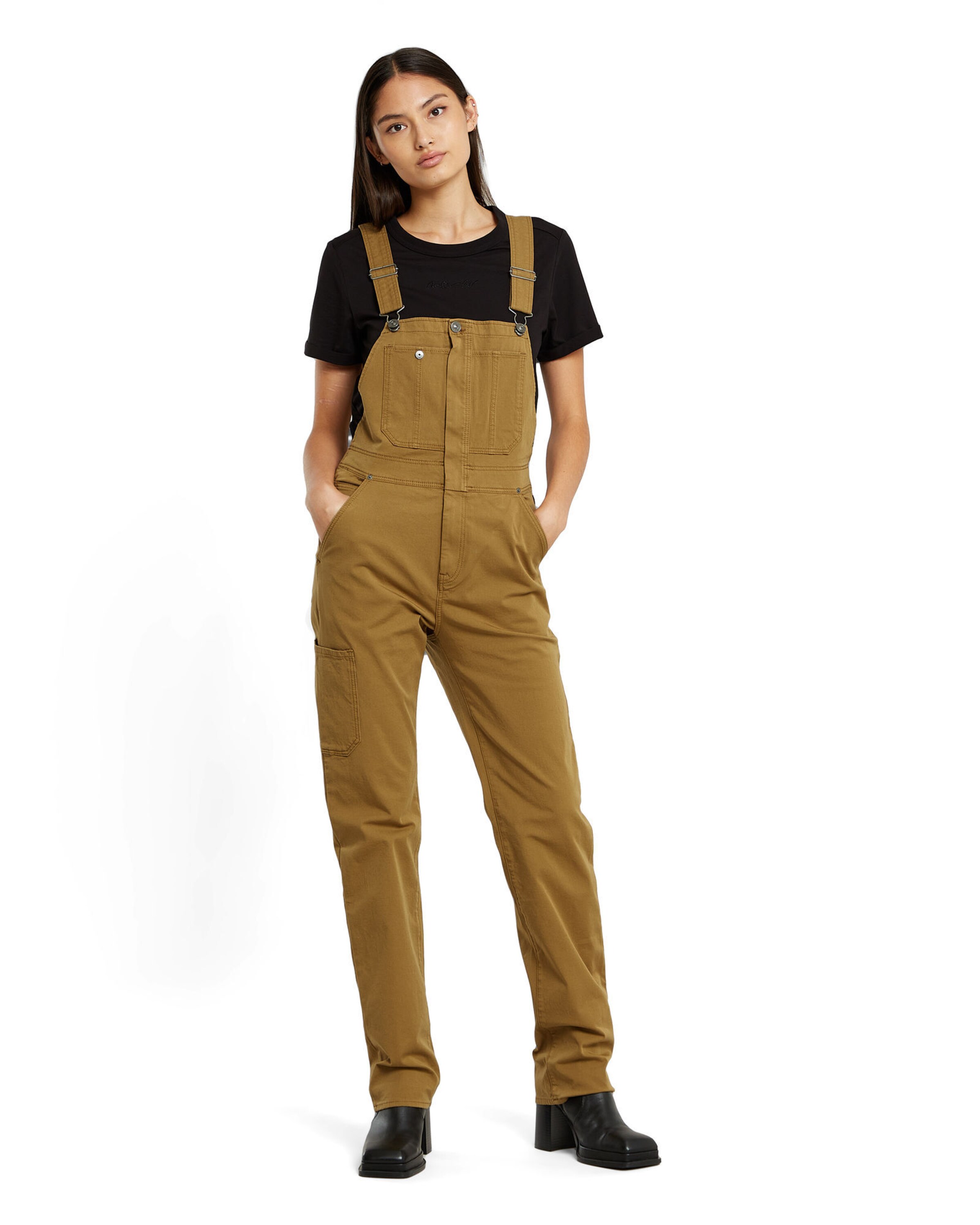 G-STAR Jumpsuit 'Dungaree' in Yellow: front