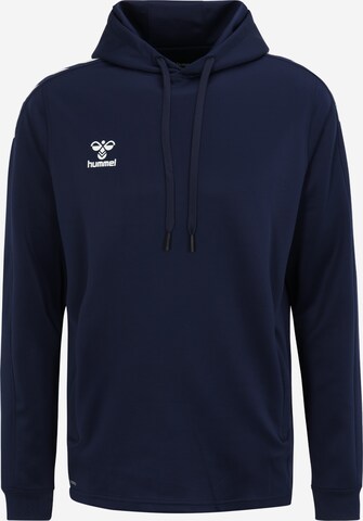 Hummel - Sweatshirt de desporto em azul: frente