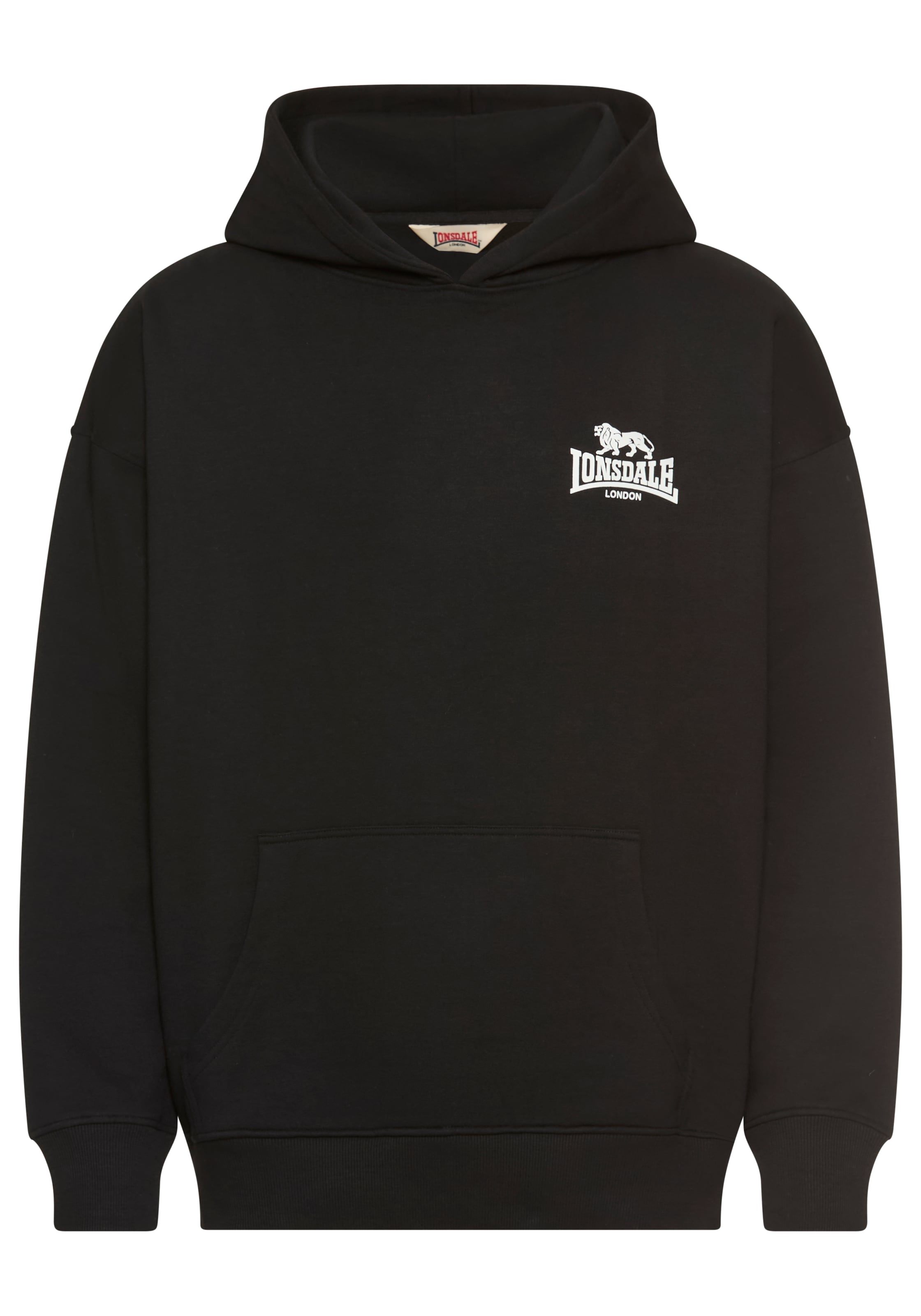 LONSDALE Sweatshirt in Black: front