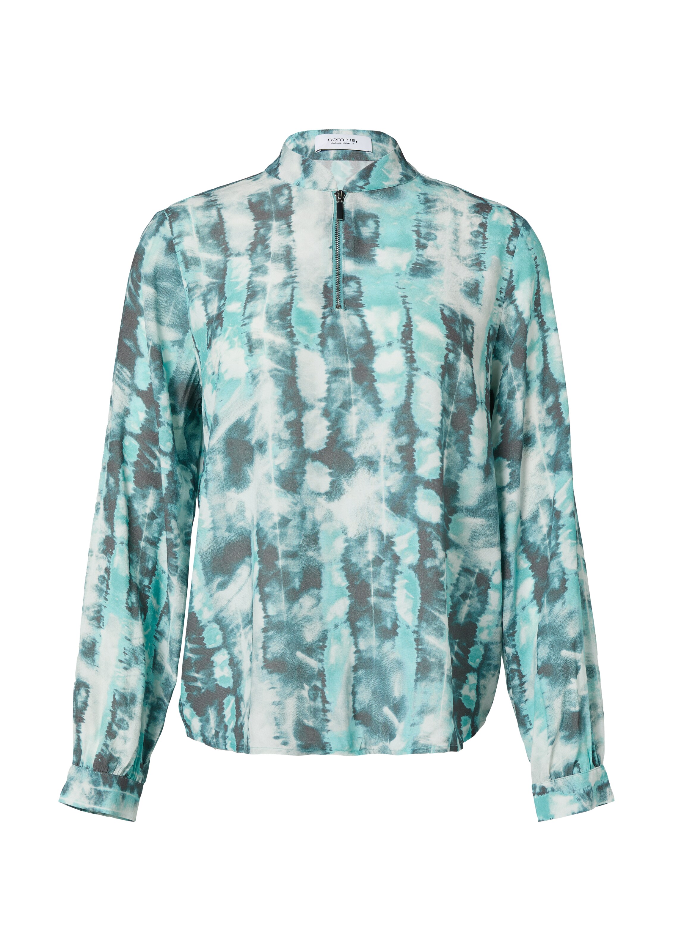 comma casual identity Bluse in Grün: Vorderseite