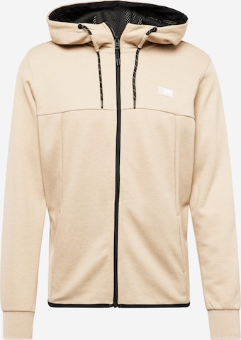 JACK & JONES Tréning dzseki 'AIR' - bézs: elől