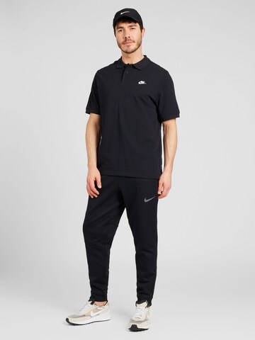 Nike Sportswear Shirt 'CLUB' in Zwart